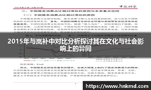 2015年与岚补中对比分析探讨其在文化与社会影响上的异同